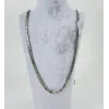 Rodyum Çelik Erkek Kolye 60 Cm - Ekl0013