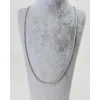 Rodyum Çelik Erkek Kolye 60 Cm - Ekl0005