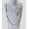 Rodyum Çelik Erkek Kolye 60 Cm - Ekl0004