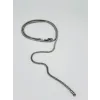 Rodyum Çelik Erkek Kolye 60 Cm - Ekl0013