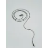 Rodyum Çelik Erkek Kolye 60 Cm - Ekl0005
