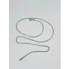 Rodyum Çelik Erkek Kolye 60 Cm - Ekl0004