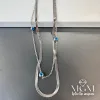 Çelik İkili İtalyan Kolye - Kl0067