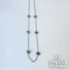 Rodyum Çelik Kolyeler 40+5 Cm Uzatma Payı - Kl0032