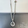 Rodyum Çelik  Kolyeler 40 + 5 Cm Uzatma Payı - Kl0179