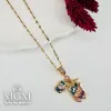 Çelik Mineli Zirkon Taşlı Kolye - Kl0241