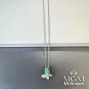 Çelik Sedefli Kelebek Kolye - Kl0118