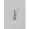 Çiçek Detaylı Göbek Piercing - Pg0045