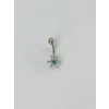 Çiçek Detaylı Göbek Piercing - Pg0082