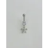 Çiçek Detaylı Göbek Piercing - Pg0134