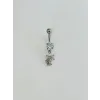 Çiçek Detaylı Göbek Piercing - Pg0110