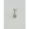 Çiçek Detaylı Göbek Piercing - Pg0088