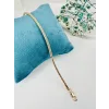    Pirinç Zirkon Bileklikler 17+3 Cm  - Kbl0275