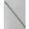 Rodyum Zirkon Taşlı Pirinç Bileklikler 17+2 Cm  - Kbl0369