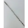 Rodyum Zirkon Taşlı Pirinç Bileklikler 17+2 Cm  - Kbl0371