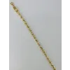    Zirkon Taşlı Pirinç Bileklikler 17+2 Cm  - Kbl0381
