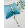    Zirkon Taşlı Pirinç Zirkon Bileklikler 18+2 Cm  - Kbl0243