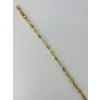    Zirkon Taşlı Pirinç Bileklikler 17+2 Cm  - Kbl0378