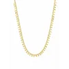   Kaplama Zincir Pirinç   Cm Kolye Zincir 45 Cm - Kl0260
