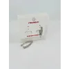 Rodyum Zirkon Taşlı Pirinç Küpeler - Kp00512