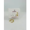   Zirkon Taşlı Pirinç Küpeler - Kp00499