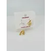   Zirkon Taşlı Pirinç Küpeler - Kp00451