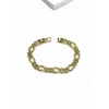    Zirkon Taşlı Pirinç Cm Bileklik 17+2 Cm  - Kbl0396