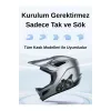 D2-6x 1000m Mesafeli 6 Kanallı İntercom Bluetooth Motosiklet Kask Kulaklığı İntercom Kulaklık