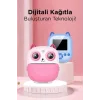 Dijital Video Fotoğraf App Destekli Çocuk Kamerası Termal Resim Kağıt Baskılı Yazıcı Pembe