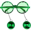 Disko Toplu Küpeli Parti Gözlüğü Yeşil Renk