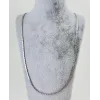 Rodyum Çelik Erkek Kolye 60 Cm - Ekl0009