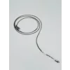 Rodyum Çelik Erkek Kolye 60 Cm - Ekl0009