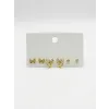 Fiyonk Detaylı Altılı Küpe - Kp00598