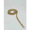 Rodyum Ve   Çelik Erkek Kolye 60 Cm - Ekl0046