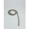 Rodyum Çelik Erkek Kolye 60 Cm - Ekl0052