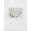 Geometrik Şekil Altılı Küpe - Kp00601