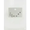Geometrik Şekil Altılı Küpe - Kp00602