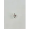 Rodyum Zirkon  Taşlı Çelik Göbek - Pg0006