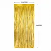 Gold Metalize Parti Perdesi 100x200 Cm – Kapı Ve Arka Fon Perdesi