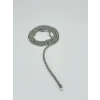Rodyum Çelik Erkek Kolye 60 Cm - Ekl0038