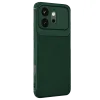 Huawei Honor 600 Auto Focus Karbon Kapak - Koyu Yeşil