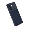 Huawei Honor 600 Auto Focus Karbon Kapak - Lacivert