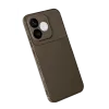 Huawei Honor 600 Lite Auto Focus Karbon Kapak - Kahverengi