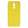 Huawei Mate 10 Lite Kılıf Nano İçi Kadife Silikon - Sarı