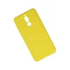 Huawei Mate 10 Lite Kılıf Nano İçi Kadife Silikon - Sarı