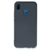 Huawei P20 Lite Kılıf Nano İçi Kadife Silikon - Gri