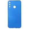Huawei P40 Lite E Kılıf First Silikon - Mavi