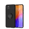 Huawei Y5p Kılıf Range Yüzüklü Silikon - Siyah