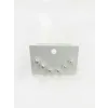 İnci ( İğne Kısmı Rodyum Kaplama ) Zirkon Taşlı Pirinç Altılı  Kombin Küpe - Kp00656