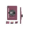İpad 10.2 (7.nesil) Kılıf Hand Strap Tablet Kılıfı - Mürdüm